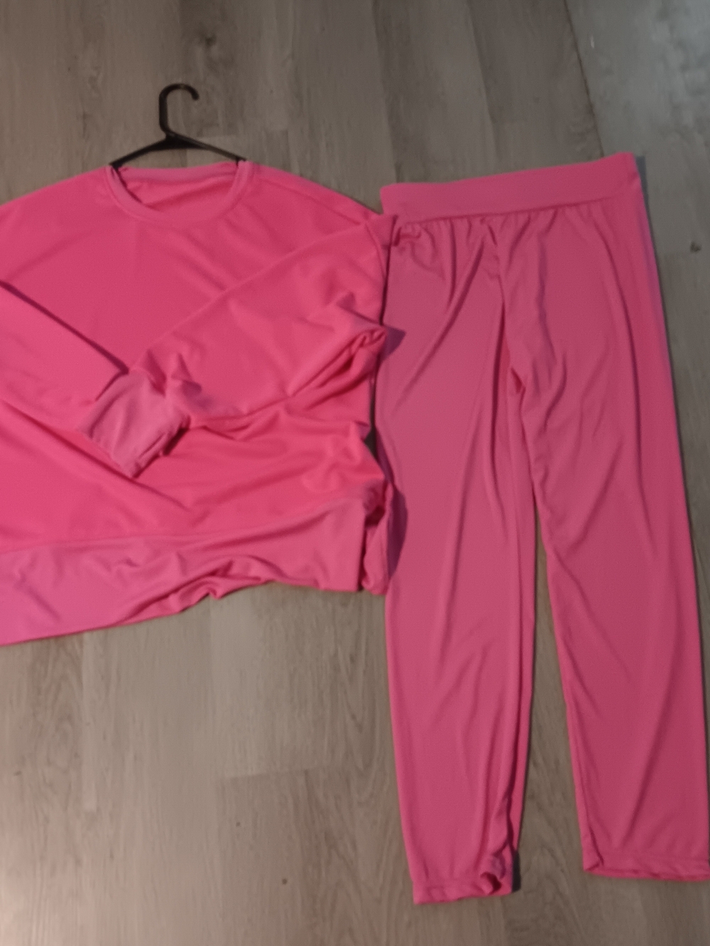 Vivid Hot Pink Two-Piece Track Set - Picture 2 of 6